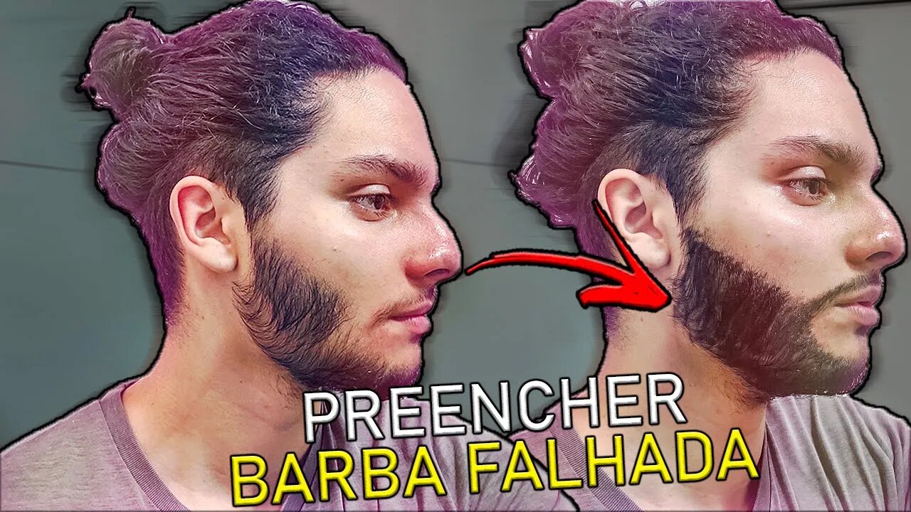 como PREENCHER a BARBA FALHADA | (Passo a Passo) ✅️