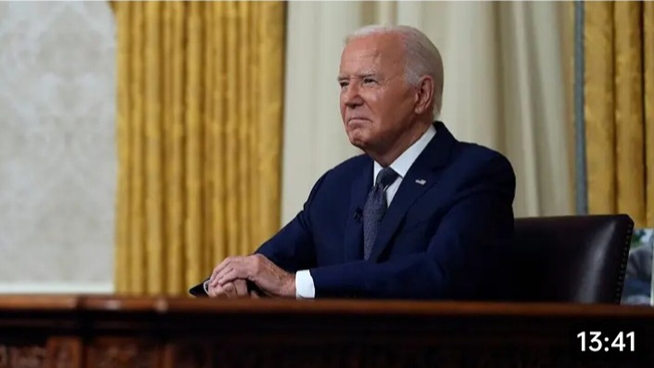 LIVE- Biden delivers address on his decision to exit 2024 race