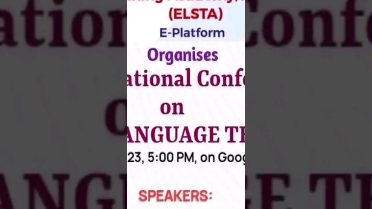 Call for Papers - National Conference on English Language Teaching, Skill Training Academy, Asia