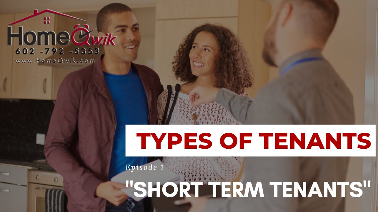 Types of Tenants (Short Term Tenants) - EPISODE 2/5