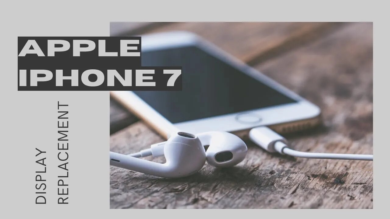 Apple Iphone 7, battery replacement, repair video