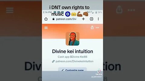 patreon.com/Divinekeiintuition🧿👑😇💯✊🏾❤️