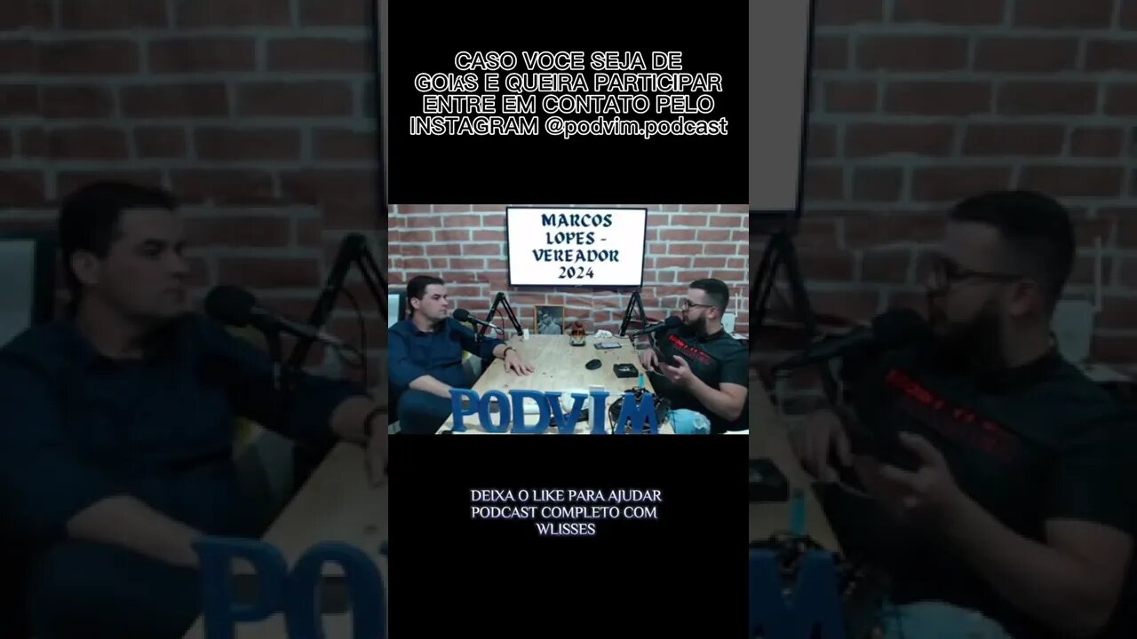 PODCAST COM @wlissesribeiro - #shorts