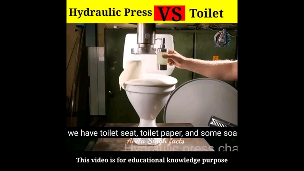 Hydrolic pressure VS toilet 🚽