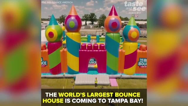 The world's largest bounce house is coming to Tampa Bay | Taste and See Tampa Bay