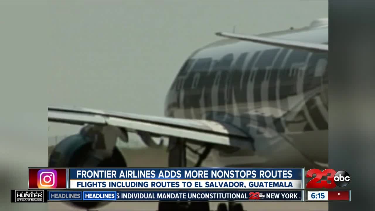 Frontier Airlines adds more nonstop routes