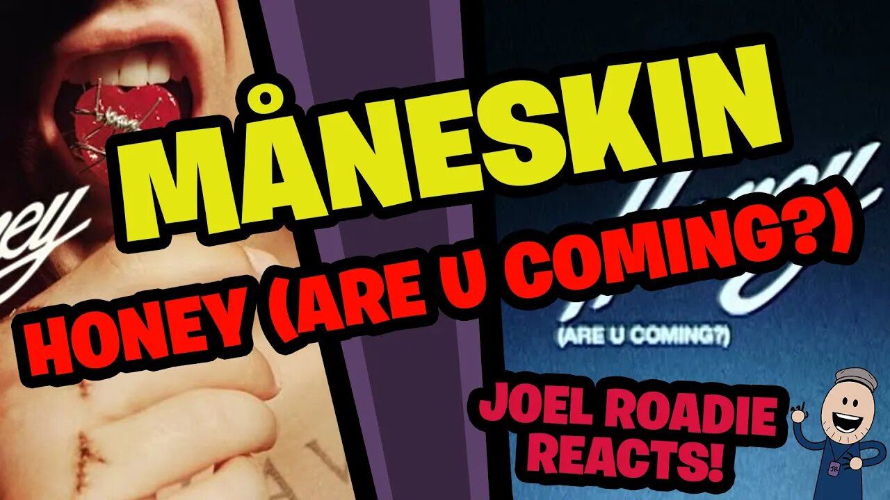 Måneskin - HONEY (ARE U COMING) (Lyric Video) - Roadie Reacts