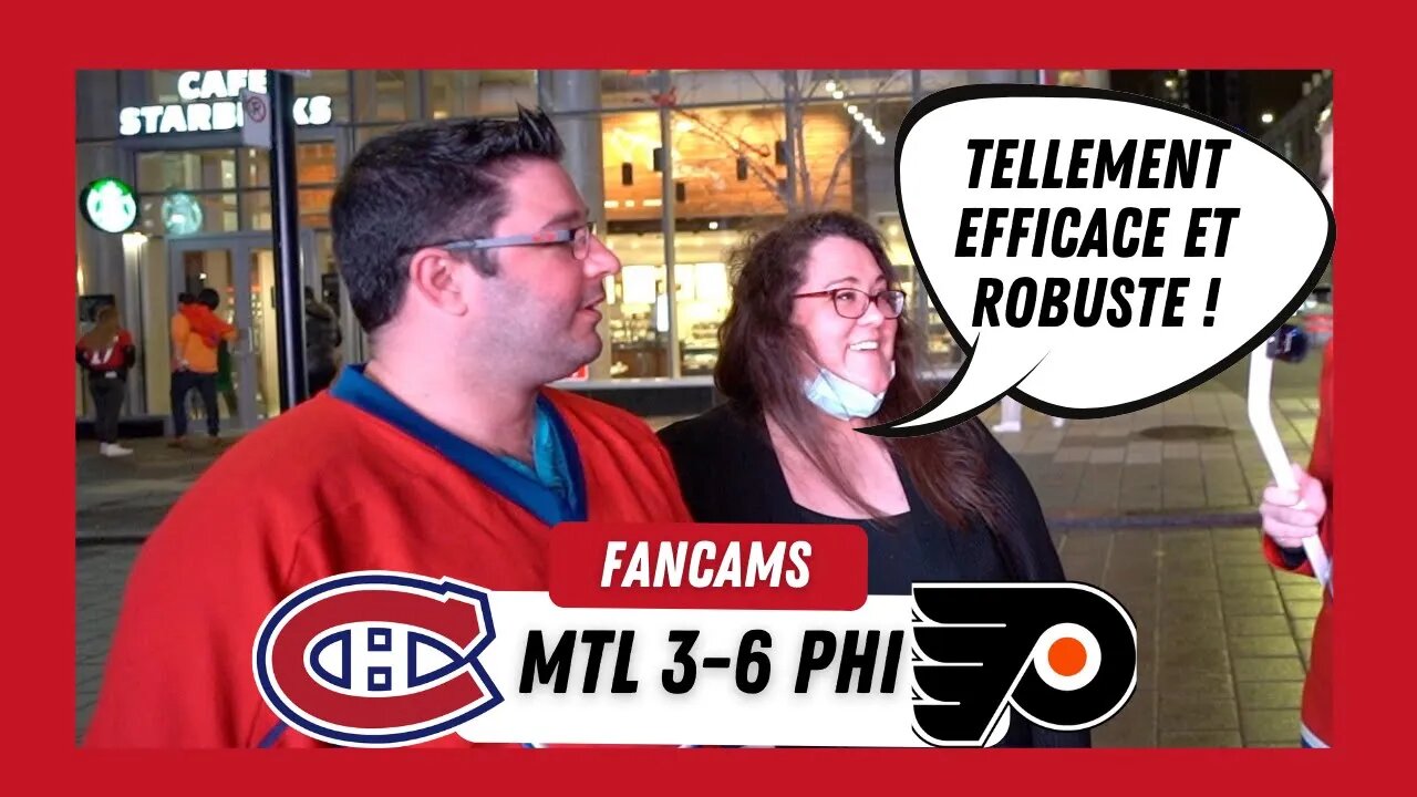 ROMANOV... IL FAIT PEUR ! | MTL 3-6 PHI | FANCAM