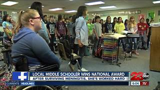 Local student awarded prestigious National Award