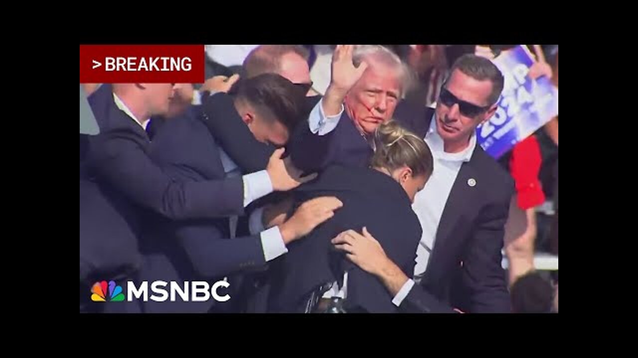 DONALD TRUMP YELLS FIGHT FIGHT FIGHT Immediately after being SHOT