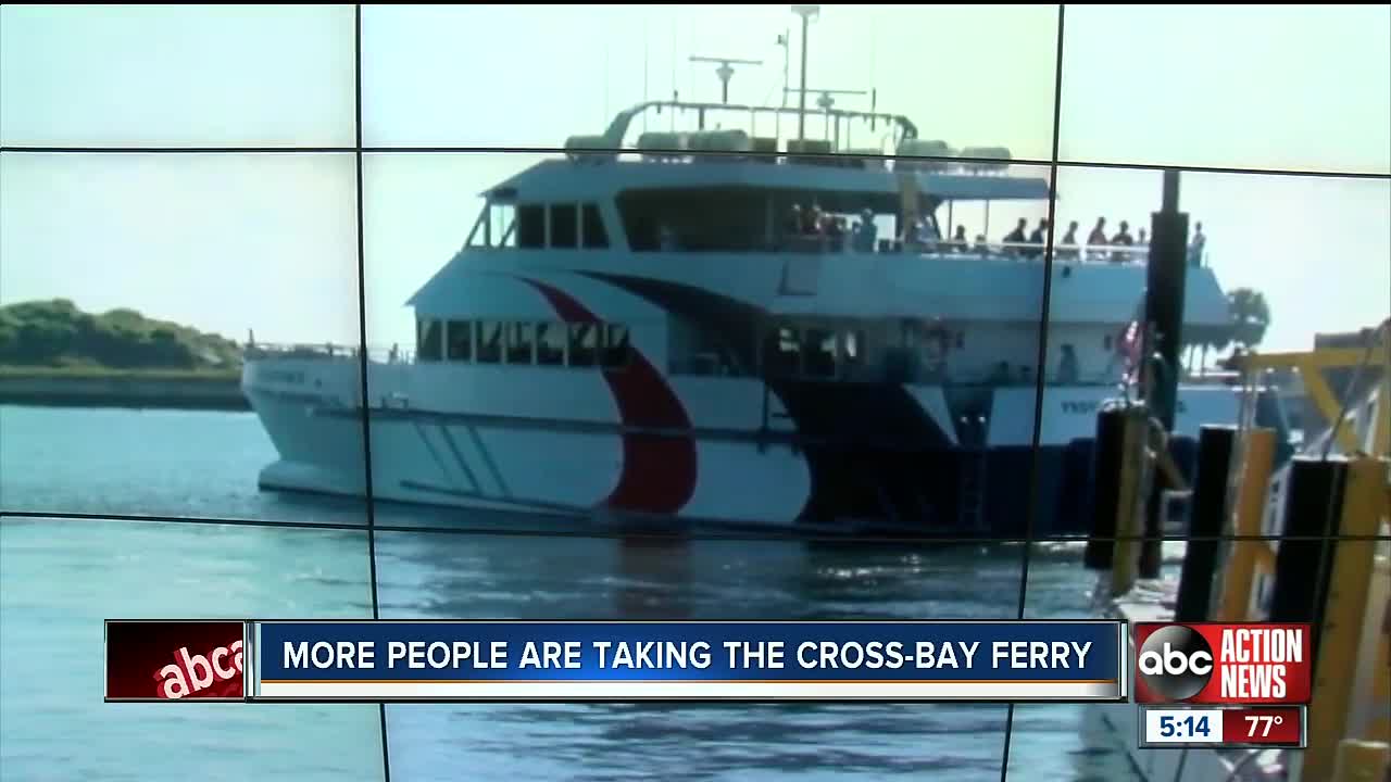 Cross-Bay Ferry sees increased ridership this season