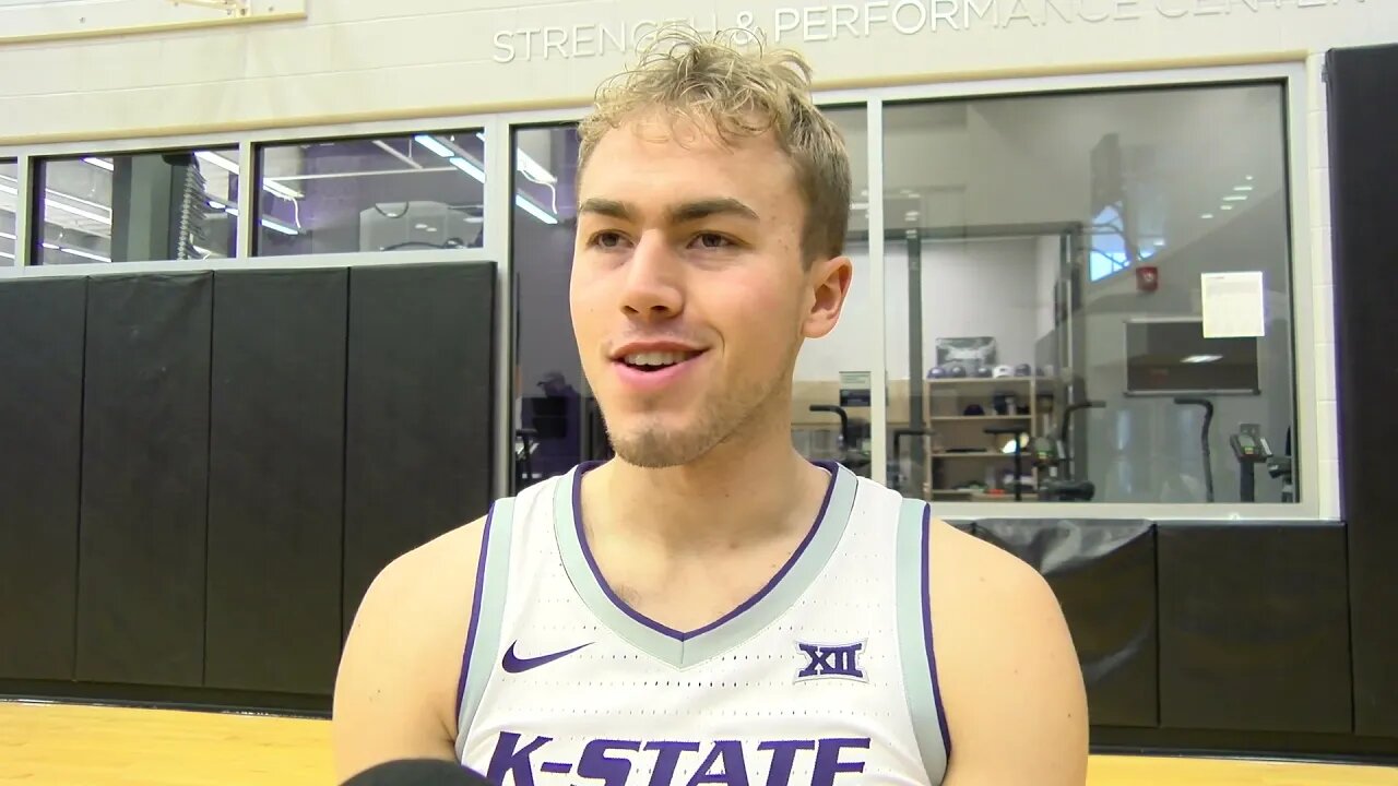 Kansas State Basketball | Logan Landers Interview | November 1, 2021