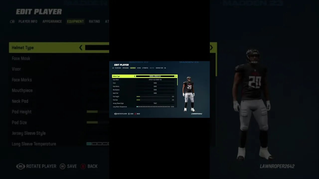 Madden 23 Bijan Robinson NFL Draft 23 Creation #shorts