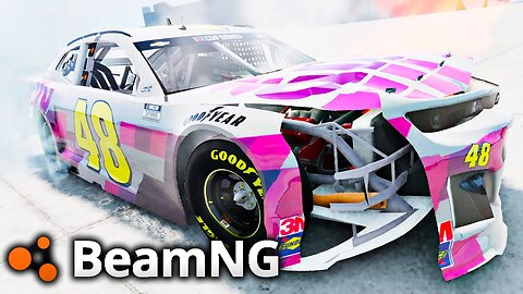 THE FALL OF JIMMIE JOHNSON // BeamNG Drive | NASCAR Cup Mod