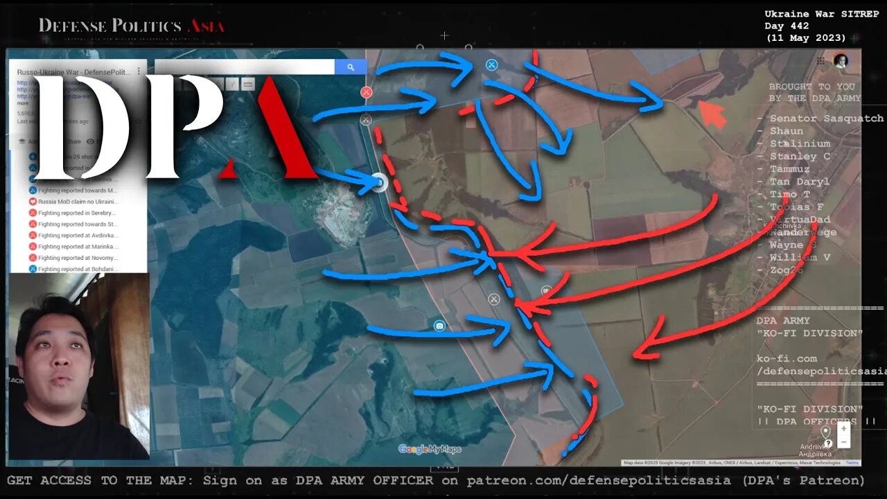 [ Bakhmut ] UKRAINE BREAKTHRU RUSSIAN LINES ON FLANKS; At SW Ivanivske, Khromove road & Bohdanivka