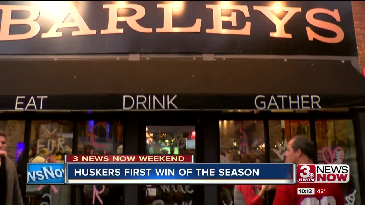 Huskers win first game of the season and get free beer in Council Bluffs