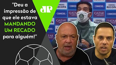 Abel está SE IRRITANDO com a diretoria do Palmeiras? Resposta em coletiva gera DEBATE!