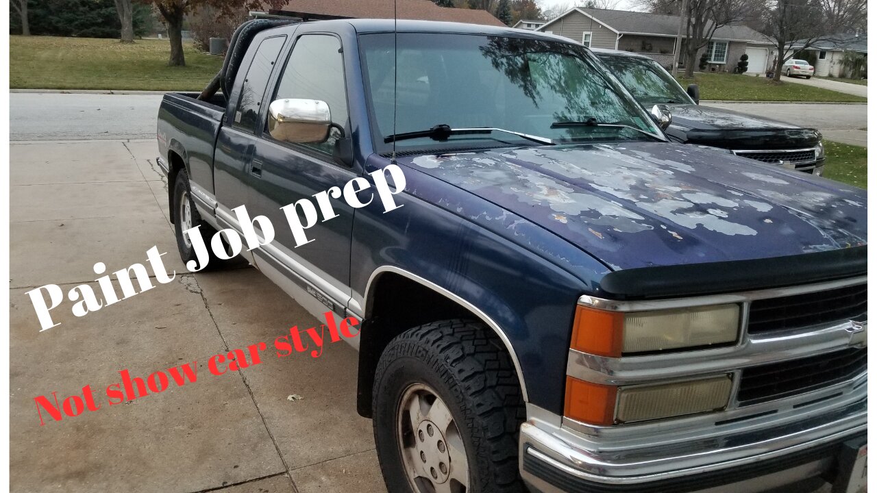 1993 K1500 prep paint job