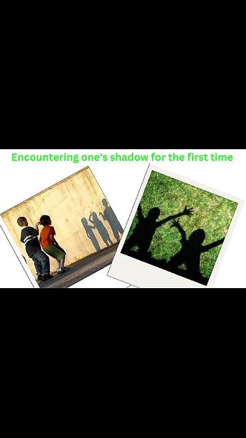 Encountering one's shadow for the first time / Kendi gölgesiyle ilk kez karşılaşmak / पहली बार अपनी परछाई से सामना करना