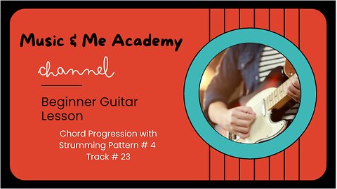 Chord Progression with Strumming Pattern #4 Track #23