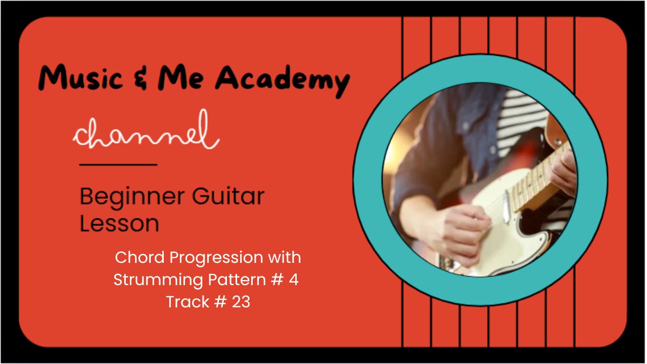 Chord Progression with Strumming Pattern #4 Track #23