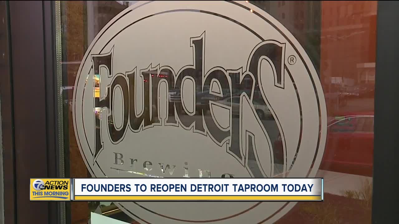 Founders to reopen Detroit Taproom today