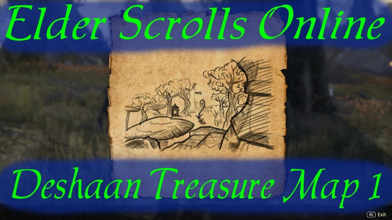 Deshaan Treasure Map 1 [Elder Scrolls Online ESO]