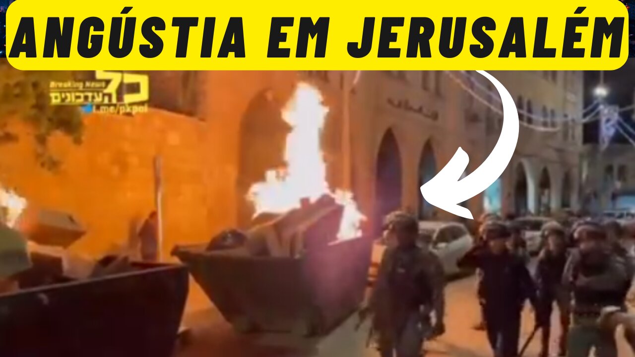 ESTÁ ACONTECENDO AGORA - - DIRETO DE JERUSALÉM
