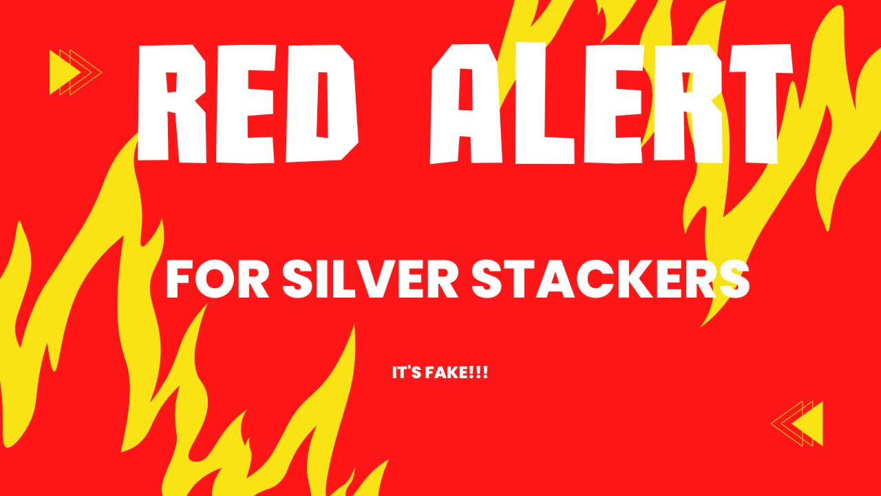 IT'S FAKE!!!, a warning to silver stackers