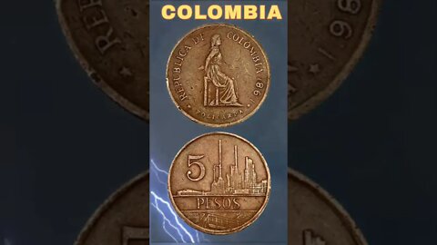 Colombia 5 Pesos 1981.#shorts #coinnotesz #viral