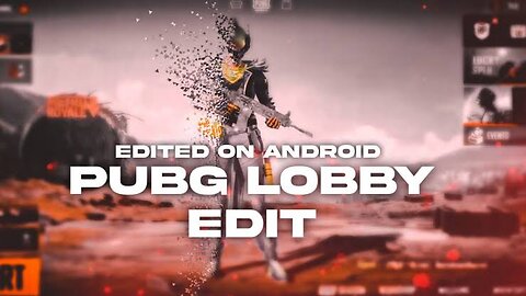 PUBG MOBILE LOBBY EDIT😩