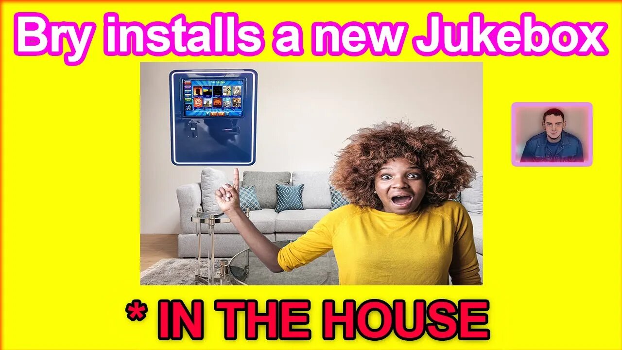 Installing my new jukebox, in the house