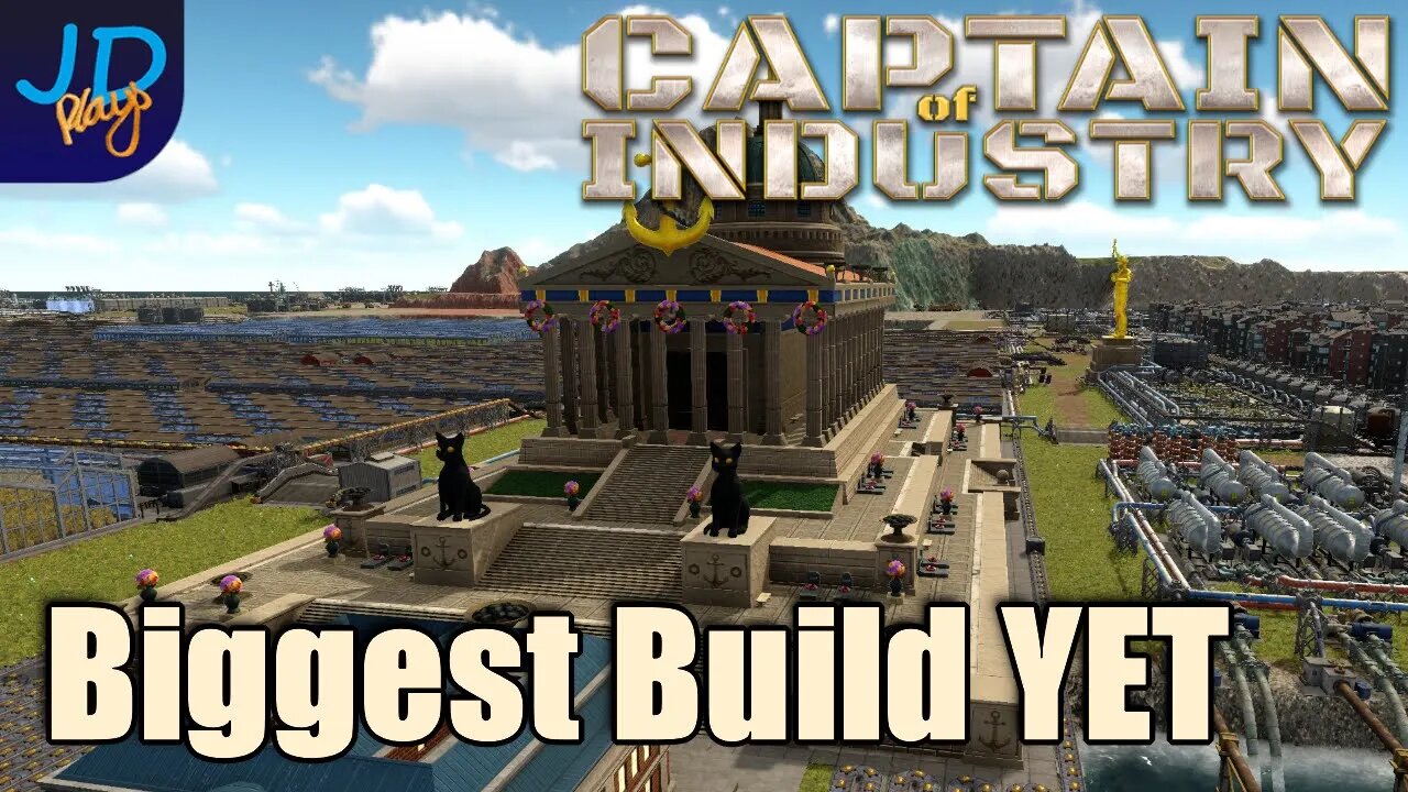 Our Biggest BUILD YET 🚛 Ep49 🚜 Captain of Industry 👷 Lets Play, Walkthrough, Tutorial