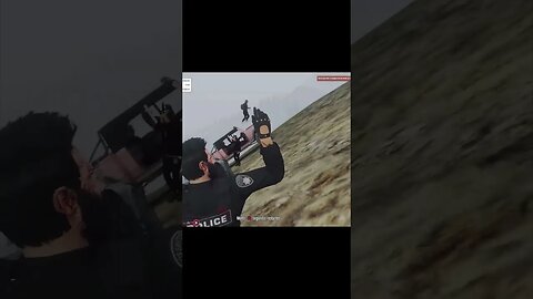 GTA 5 PARADA E MORTE DE POLICIAL #SHORT