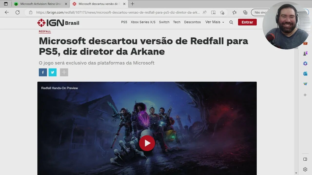 SOBRE REDFALL E O FIM DA NOVELA DA ACTIVISION - DISCUSSÕES INÚTEIS DA SEMANA