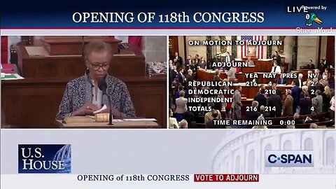 House of Representatives: House Speaker Election