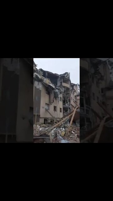 Irpin - Destroyed Residential Buildings