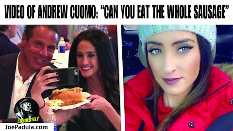 New York Governor Andrew Cuomo Video asking Reporter If She Could Eat the Whole Sausage