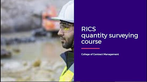 RICS Quantity Surveying Course