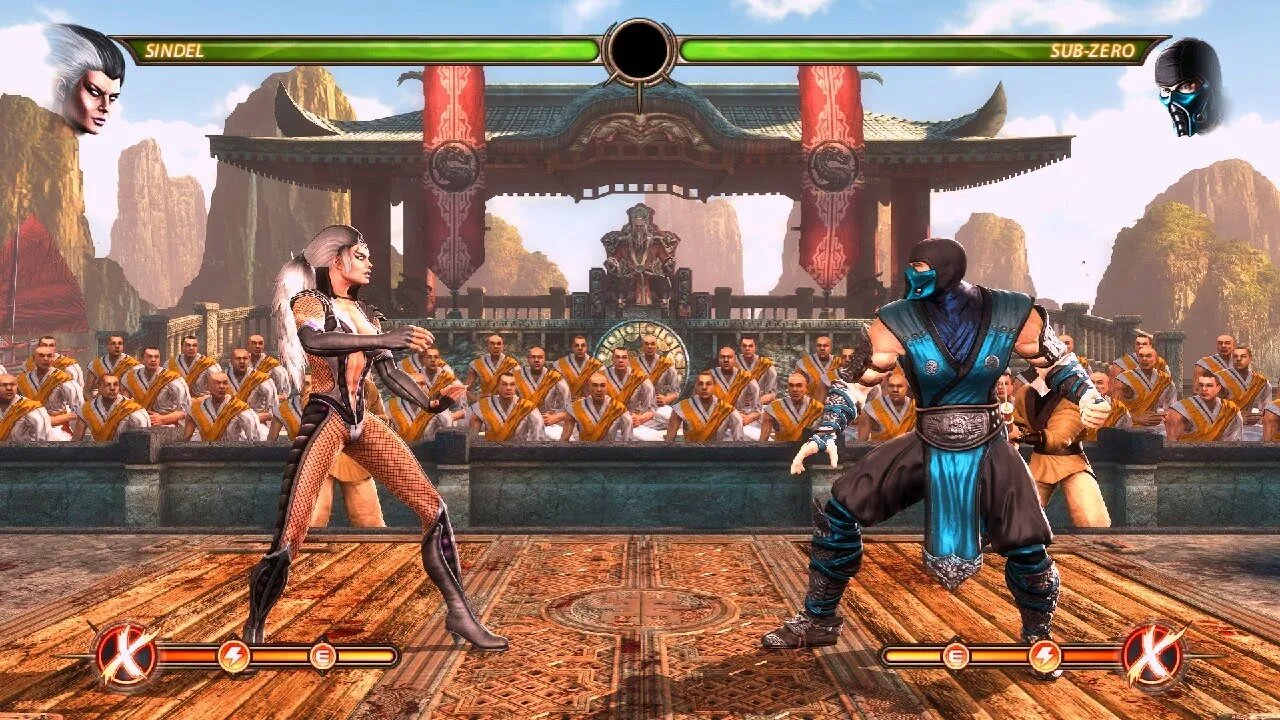 Mortal Kombat 9 Training Sindel Combos