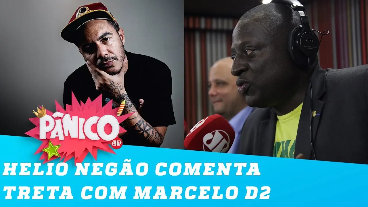 TRETA! Helio Negão comenta polêmica com Marcelo D2: 'Deu sorte que não processei'