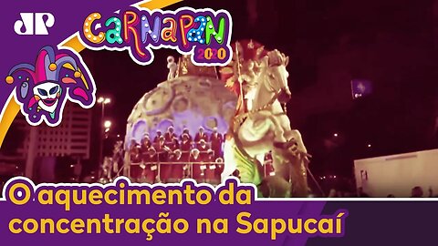 CarnaPan mostra o aquecimento da concentração na Sapucaí