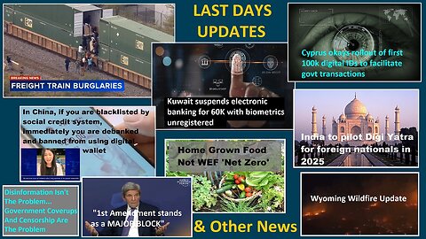 WEF, China, Mob Loots Train, Kerry:"1st Amendment Major Block", & More