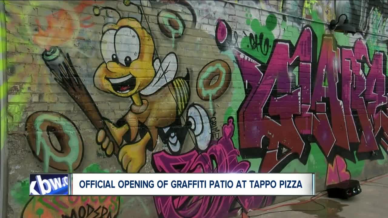 Graffiti Patio officially opens at Tappo Pizza & Thin Man Brewery