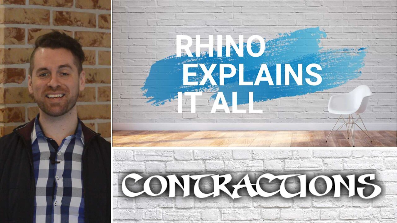 Contractions! When to use them - Rhino Explains it All