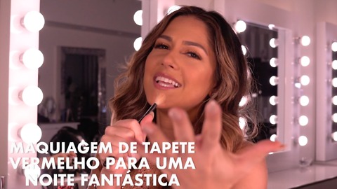 Maquiagem de carpete vermelho para uma grande noite.