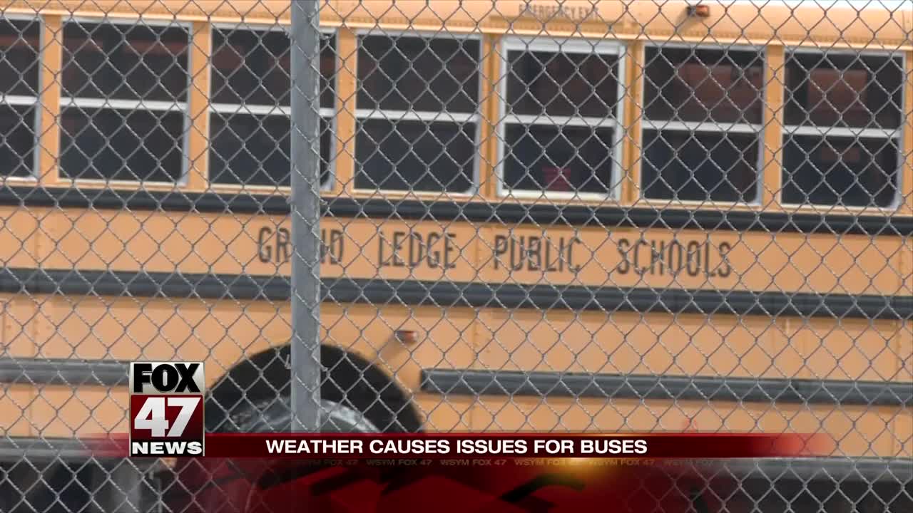 Weather causes problems for Grand Ledge buses