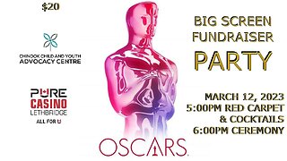 Lethbridge Oscar Party Fundraiser | Thursday, March 9, 2023 | Micah Quinn | Bridge City News