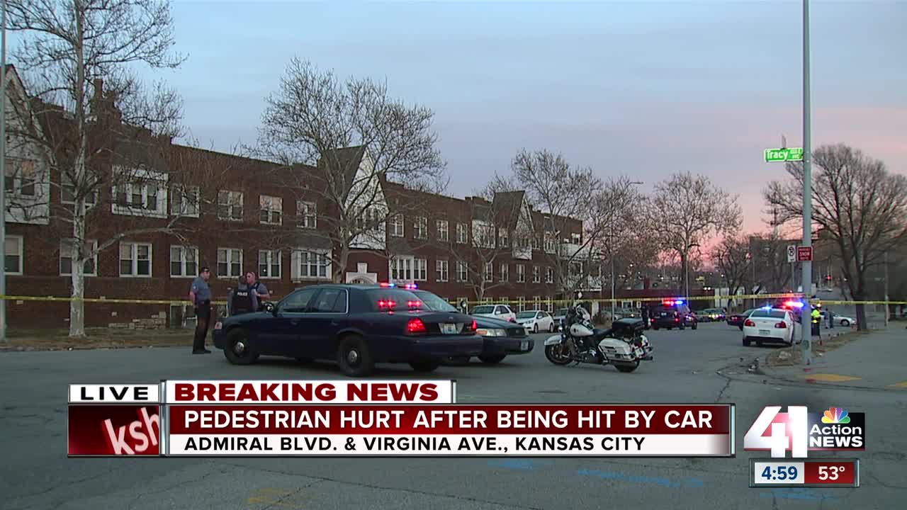 Pedestrian seriously injured in crash near Admiral, Virginia