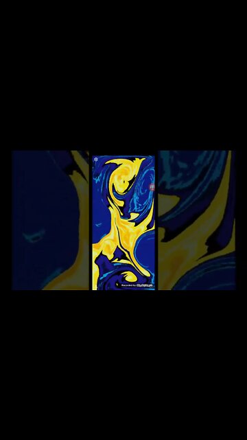 #shorts Magic fluids app for Android. blue and yellow goo 3